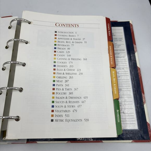 Better Homes & Gardens New Cook Book 5 Ring Binder 1996 Vintage - Picture 10 of 14